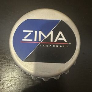 Vintage Zima refridgerator Magnet Bottle Opener Bottle Cap shape 90s